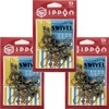 IPPON #1/0 Double Intersnap Swivels (Single Piece), Set of 6,