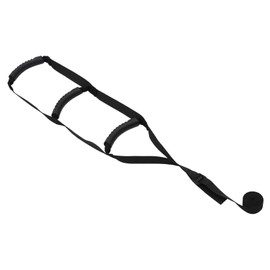 FOMIYES Get up Aid Rope Disabled Pull up Belt Leg Loop Lifter Elder Sit up Assist Strap Adjustable Assist Belt Bed Ladder Helper Elderly Leg Lifter Senior Sash Adjustable Strap Nylon Black