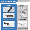 YASINU Slip on Extra Long Tub Spout with Diverter Universal