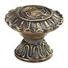 Schaub Swan Collection 1-1/4 in. (32mm) Knob, Monticello Brass - 936-MBR