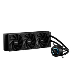 VEVOR CPU Liquid Cooler, AIO CPU Water Cooler - 360mm PWM Fans & Pump, Freestyle Images, GIFS, MP4, ℃ or Speed in 2.1'' LCD Display, Fits Intel 115X/1366/2011/1700/1200, AMD AM4/AM5