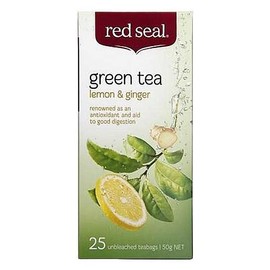 Red Seal Green Tea Lemon and Ginger 25 Teabags