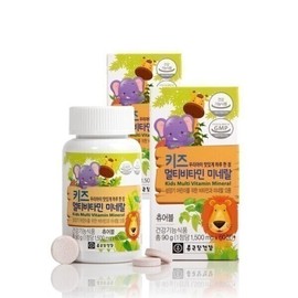 Kids Multivitamin & Mineral 2 boxes (120 tablets total) / 키즈 멀티비타민 앤 미네랄 2박스 총120정