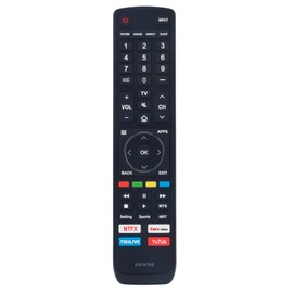 EN3V39H - Mando a distancia de repuesto para televisor Hisense 55H6E 55R6000E 49H6E 65H6E 65H6080E 65R6E 65R6070E 50H6080E 50H6E 55EU6070 55H6080E 55R6000 55R6000E 55R7E 55R6E 55R6040E