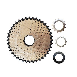 BIKECO 9-Speed Cassette 11-40T MTB Cassette 9-Speed 11-40T High-Strength Steel Bicycle Cassette Bicycle Cassette Sprocket Compatible with Shimano Ultegra xt Sunrace Sram Rear Derailleur