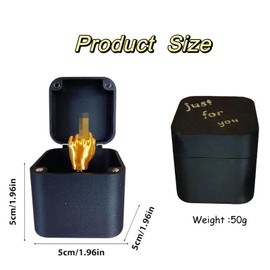 EXQDYNM Surprise Finger Gift in a Box - Annoying Yet Fun Gag Gift. Spoof Hand Prank Pop-up Box Christmas Novelty Fun Prank Gift Toy, Ideal for Office Desktop Decor (5PCS)