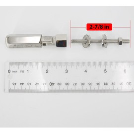 Stainless Steel 316 Handrail Railing Adjustable Cable Tensioner End Fitting for 3/16"(5mm) Diameter Cable Railing System in Balustrade, for Round Post & Flat Square Post (1-Pack)