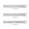 3 PCS Metal Paper Tearing Ruler Irregular Edges Ruler Deckle
