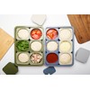 Babadoh Pizza Dough Trays & Walnut Board Set – Includes