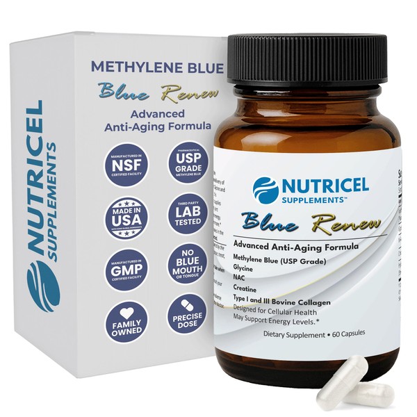 Methylene Blue Pharmaceutical Grade Capsules, with Added Glycine + NAC