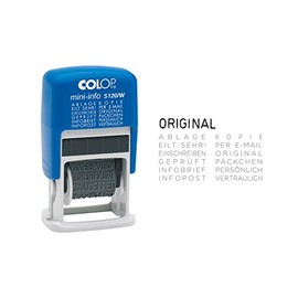 COLOP 104887Â Stamp Adjustable S120/W 12Â Texts 12Â Terms in a Stamp