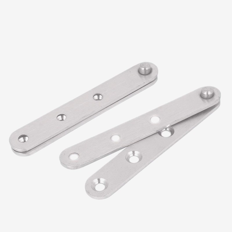 HOWDIA 10-Pack 360 Degree Rotatable Door Pivot Hinges | Stainless