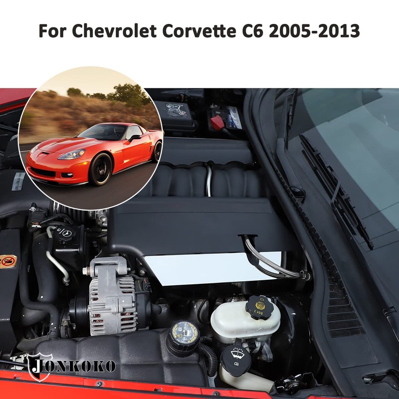 Stainless Engine Bay Side Panel Cover for Corvette C6 2005-2013