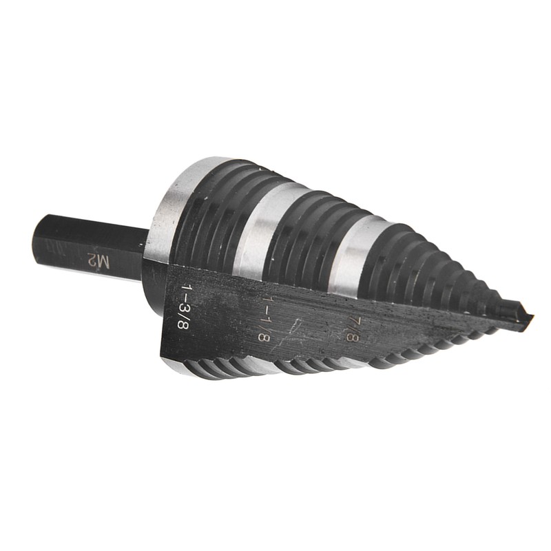 3/16 to 1‑3/8in Step Drill M2 High Speed Steel Nitrided
