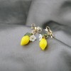 FUSTMW Lemon Earrings for Women Bow Lemon Earrings Lemon Gifts