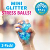 Power Your Fun Arggh Glitter Mini Stress Balls for Adults