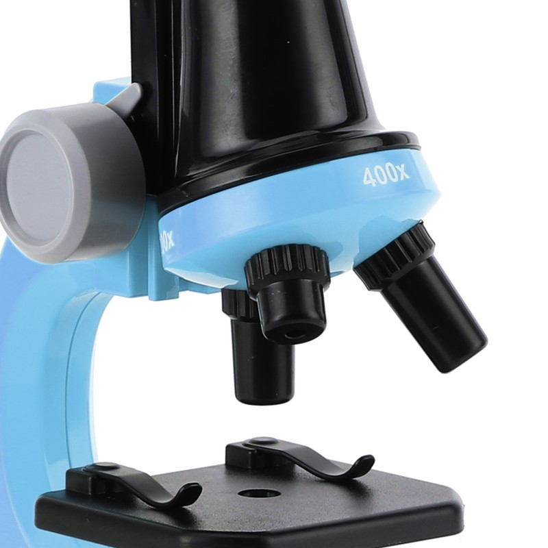 40X‑1200X High Definition Microscope Monocular Plastic Biological Microscope for ChildBlue