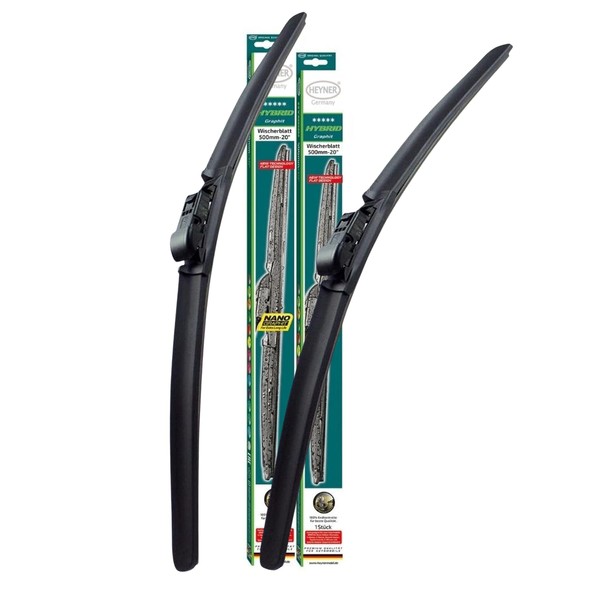 HEYNER Wiper Blades Fits: VW Touran Models 2015-Onwards Hybrid Front