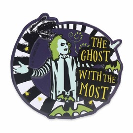 Beetlejuice Ghost with The Most Embossed Metal Magnet - Fun Beetlejuice Magnet - Great Gift Idea
