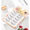 Koommon Natural False Eyelashes, Transparent Axis False Eyelashes, Handmade Upper