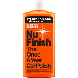 Nu Finish NF-76 Pulidor Líquido para Coches y Camiones, Naranja, 16 oz