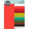Sizzix Surfacez 663783, 60 Pack, Festive Colours Cardstock