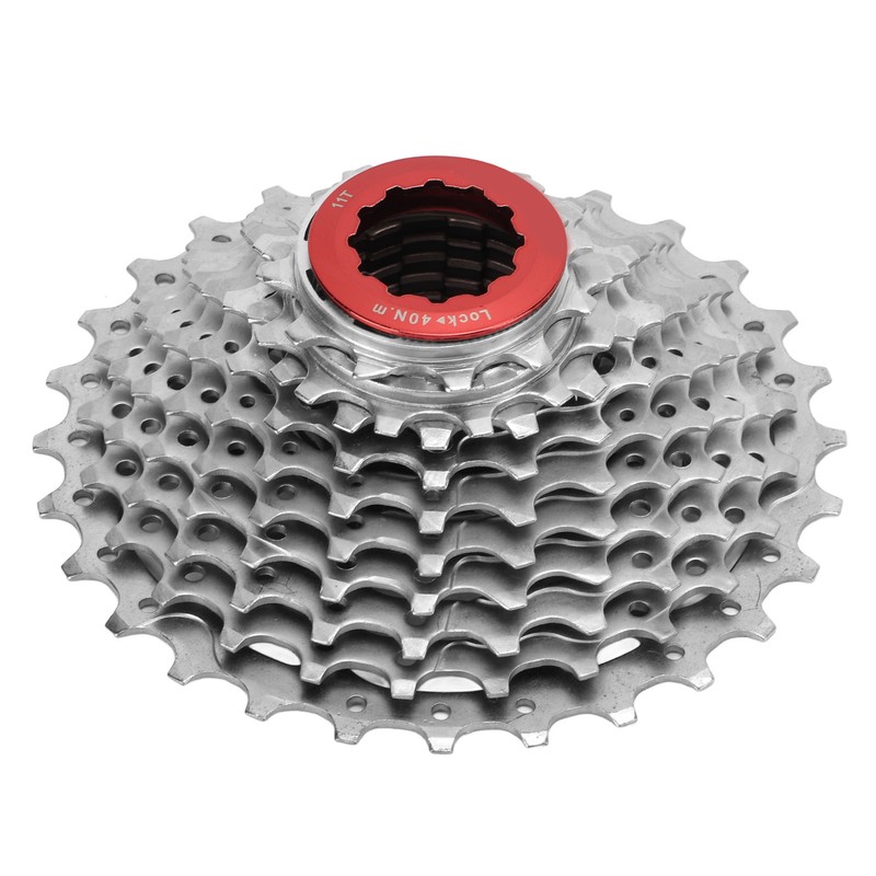 Bicycle Freewheel 28T 10 Speed Cassette Sprocket Wheel Nickel Chrome