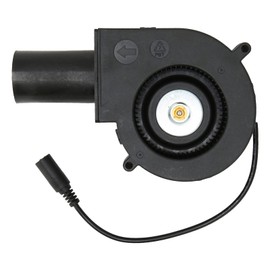 12V DC Brushless Blower Fan Dual Ball Bearing High Speed Centrifugal Flow Blower for DIY Cooling Ventilation (UK Plug)