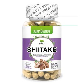 Shiitake 100 cápsulas, Adaptogeno calidad Premium