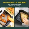 Air Fryer Disposable Paper Liners Square, Non-Stick Parchment, AirFryer Accessories