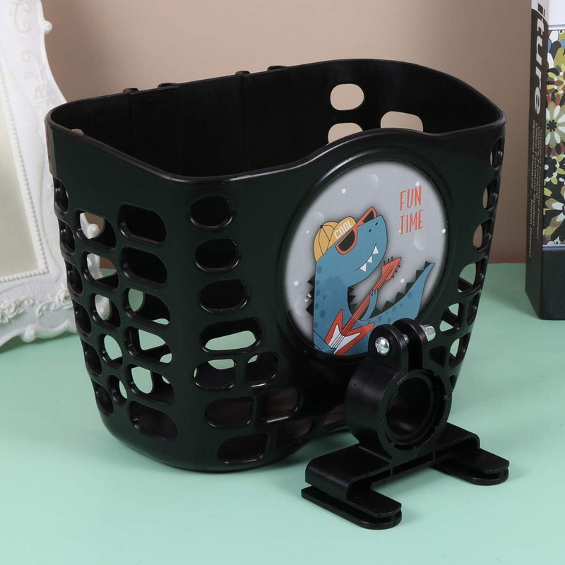 TOYANDONA Kids Bike Basket Front Handlebar Bicycle Basket Detachable Bicycle