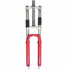 DONSP1986 26" Bicycle/Bike fork Double Shoulder Triple Tree Suspension Fork - Red