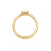 Elli Women's Ring Letter M Circle Adjustable Basic in 925