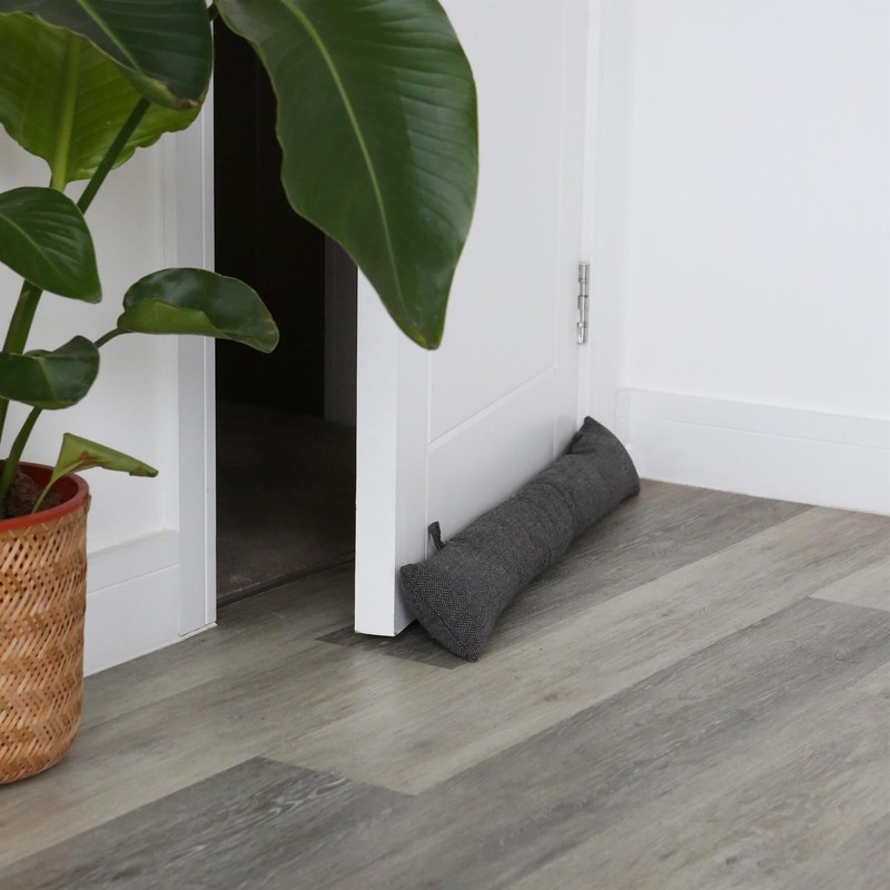 Nicola Spring Draught Excluder - 78.5cm - Grey - Pack