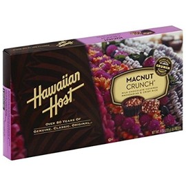 Hawaiian Host MacNut Crunch Milk Chocolate Covered Macadamias Crisp Rice 6pk/6oz