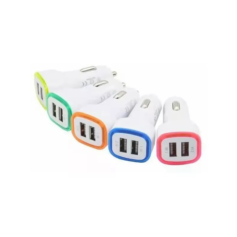 Steren Cargador Usb 5v Doble Dual Para Auto Vehículo Coche