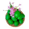 Large Size 3.5" X 2.1" Artificial Limes Lifelike Fake Green