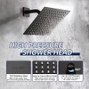 POP SANITARYWARE Matte Black Shower Faucet Set with Tub Spout