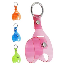 Golf Ball Holder Clip | Keychain Storage Bag Golf Pouch - Keychain Belt Clip Carry Bag, Transparent Protective Golf Ball Holder, Golf Tee Bag for Men Women