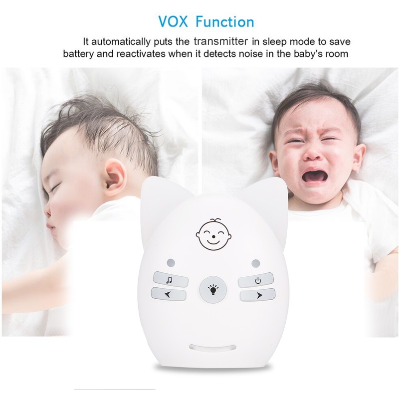 Wireless Audio Monitor Two-way Talk Back Long Range Transmission VOX
