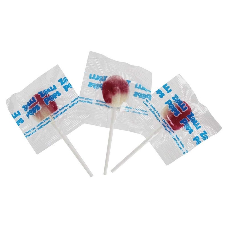 Zollipops - Holiday Strawberry Pack - Clean Teeth Lollipops, 3.1