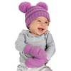 Funky Junque Infant Double Pom Beanie and Mittens Set -