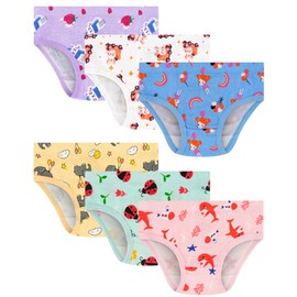 JAHSIYI Girls Underwear 18-24 Months 100% Cotton Baby Toddler Panties Super Soft Briefs Underpants Clothes Breathable Cat Undies 18m/Mo, 24m/Mth