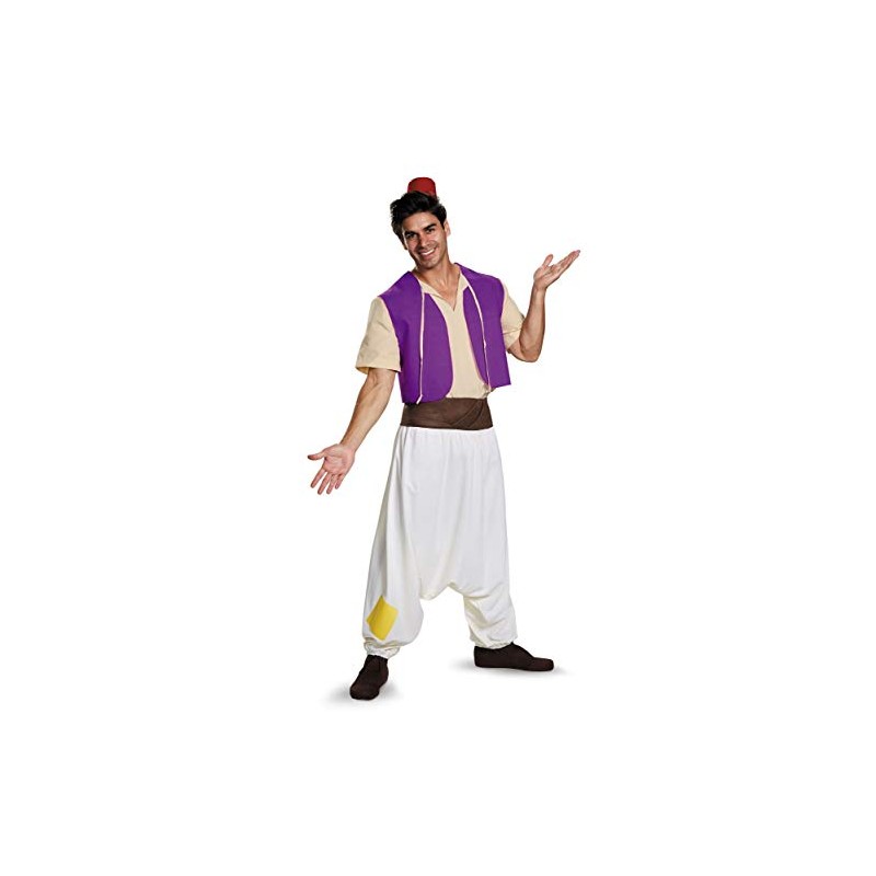 Aladdin Street Rat Adult Costume, Large, Multi-Colour