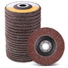 LotFancy 20PCS Flap Discs 4 1/2 for Angle Grinder, 40