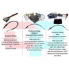 Slate Grey Black and Silver Aftermarket Stereo Radio Double Din
