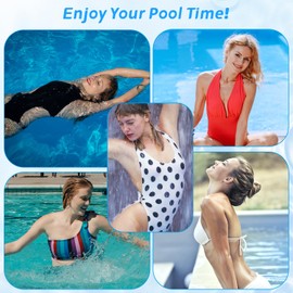 KSang Waterproof Bathing-Suit Padding Inserts - Swimsuit Padding Inserts Push up for Women | 2 Pairs Sewn-Edge Bikini Inserts for A Cup Black Beige