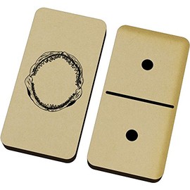 Azeeda 'Shark Jaws' Domino Set & Box (DM00004083)
