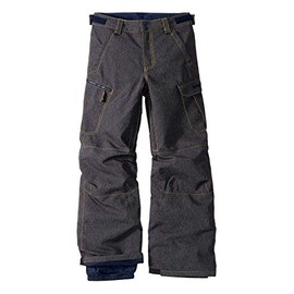 Burton Boys' Exile Cargo Snow Pant, Denim W20, Small