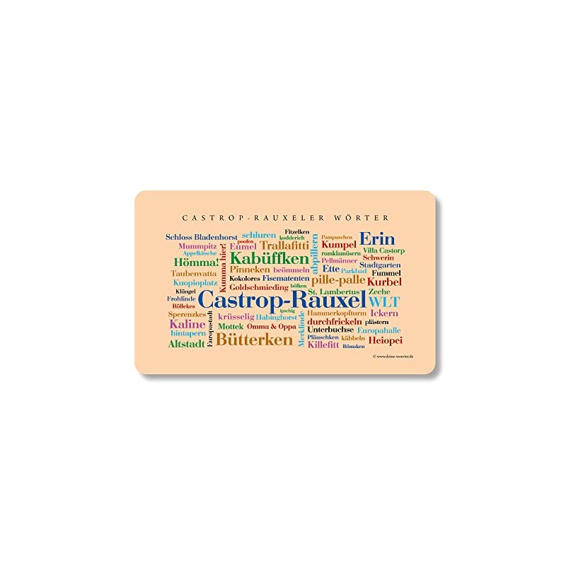 Breakfast Board Castrop-Rauxeler Words